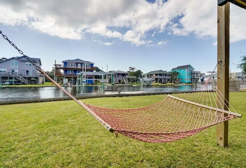 Frisco Coastal Paradise W/ Boat Dock & Water Views