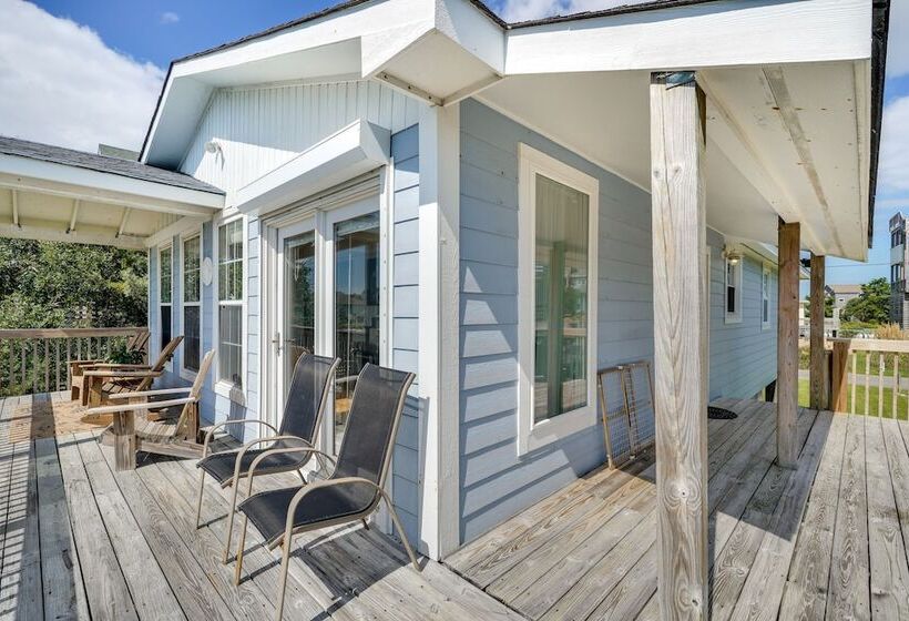 Frisco Coastal Paradise W/ Boat Dock & Water Views