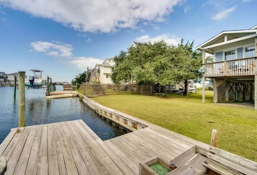 Frisco Coastal Paradise W/ Boat Dock & Water Views