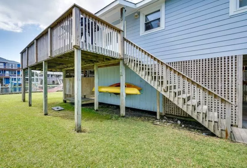 Frisco Coastal Paradise W/ Boat Dock & Water Views