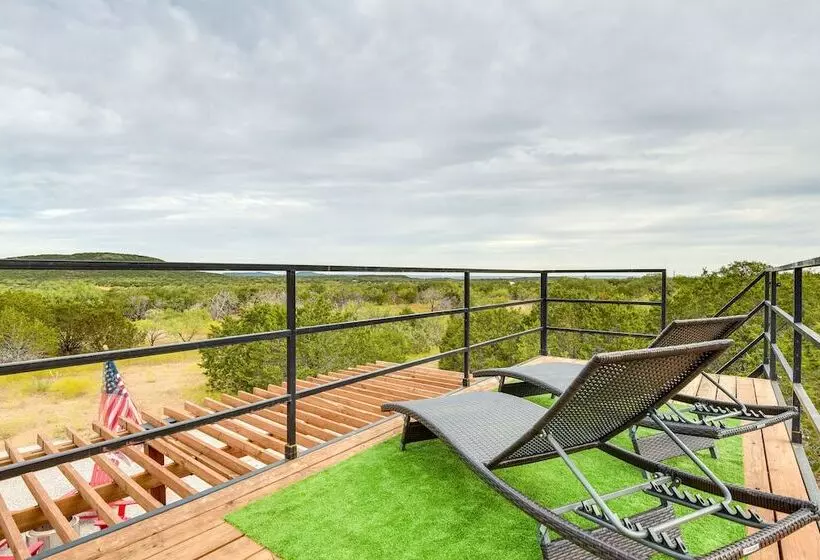 Remote Strawn Container Home With Hot Tub!