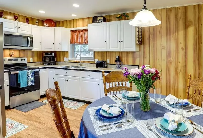 Riverfront North Carolina Abode W/ Deck & Fire Pit
