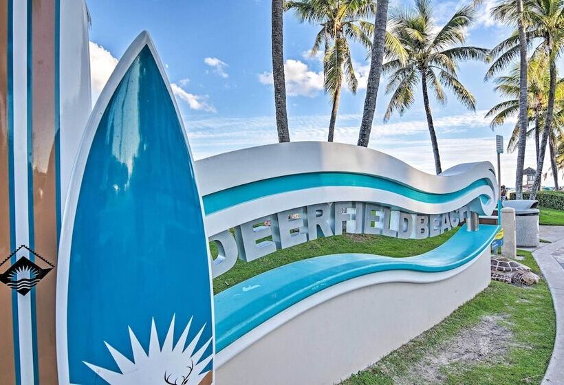 Steps To Deerfield Beach: Home W/ Private Patio!