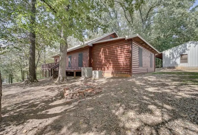 Fort Towson Cabin < 1 Block To Raymond Gary Lake