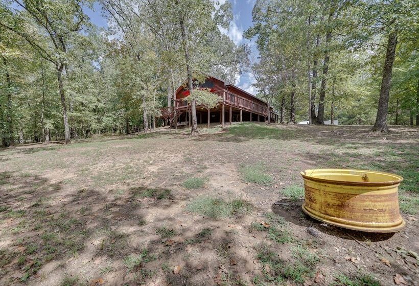 Fort Towson Cabin < 1 Block To Raymond Gary Lake