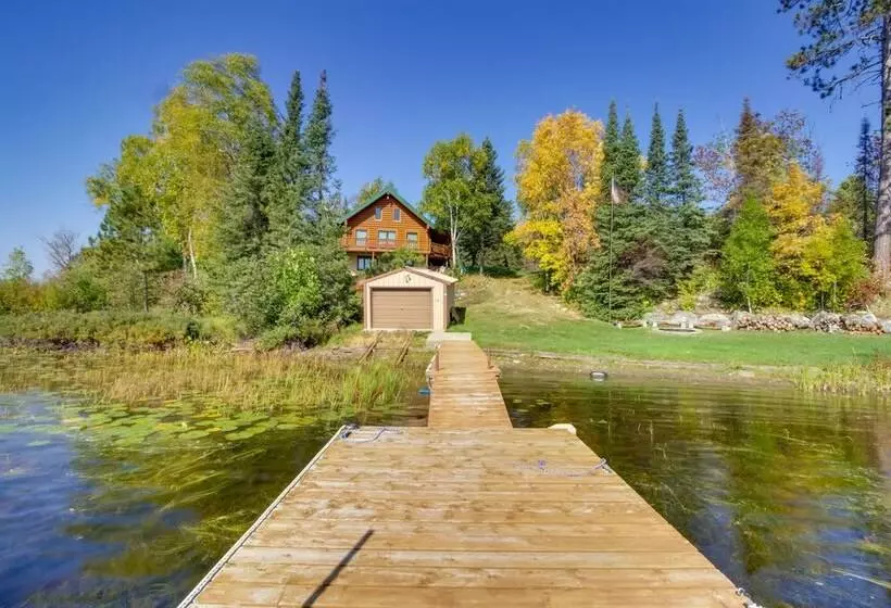 Lake Vermilion Cabin W/ Private Dock + Fire Pit!