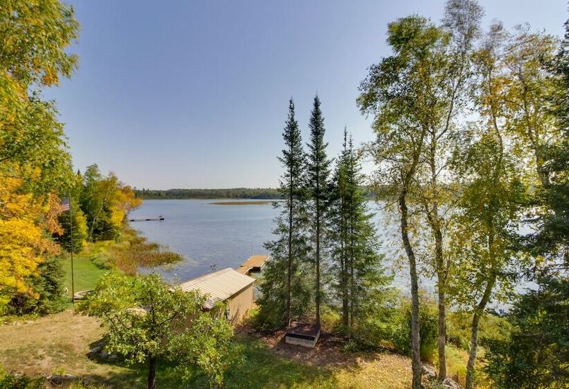Lake Vermilion Cabin W/ Private Dock + Fire Pit!