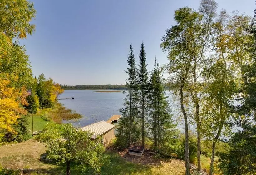 Lake Vermilion Cabin W/ Private Dock + Fire Pit!