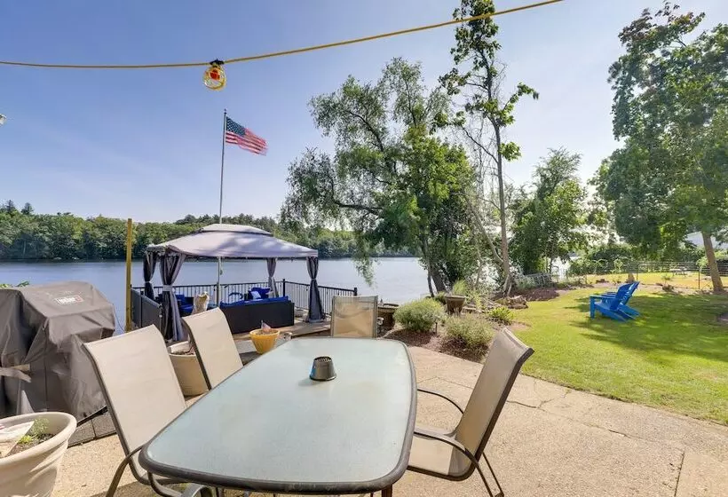 Riverfront New Hampshire Cottage W/ Boat Dock