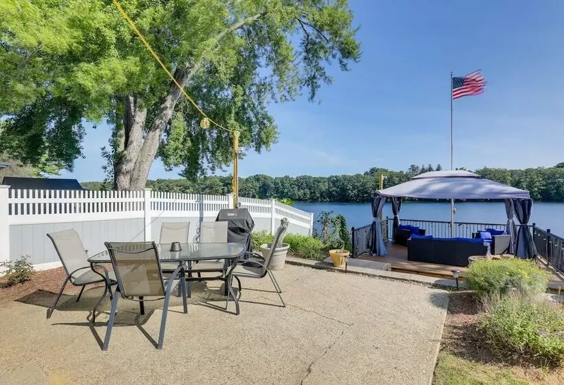 Riverfront New Hampshire Cottage W/ Boat Dock
