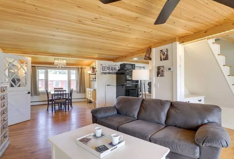 Riverfront New Hampshire Cottage W/ Boat Dock