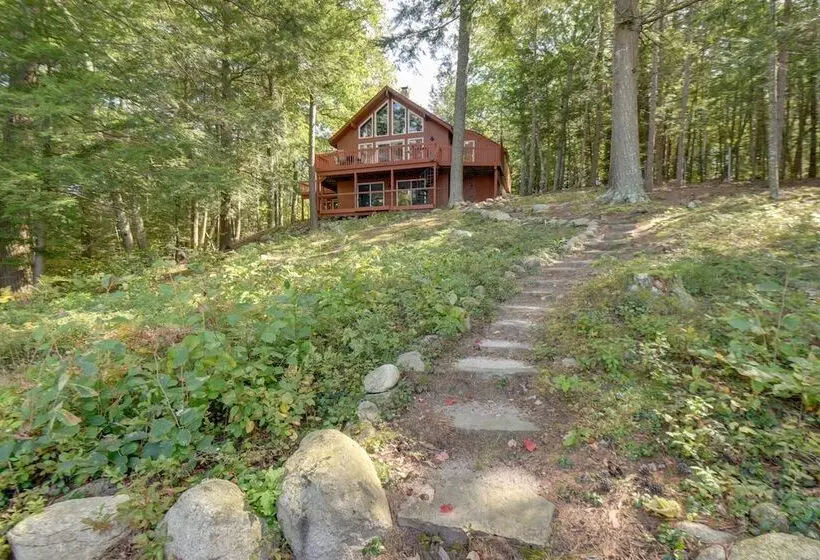 Waterfront New Durham Retreat: Swim Dock, Fire Pit