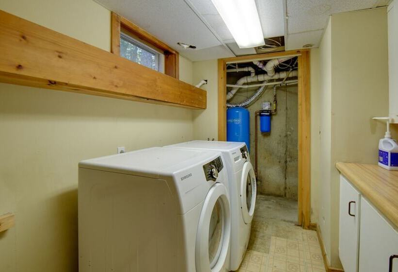 Waterfront New Durham Retreat: Swim Dock, Fire Pit