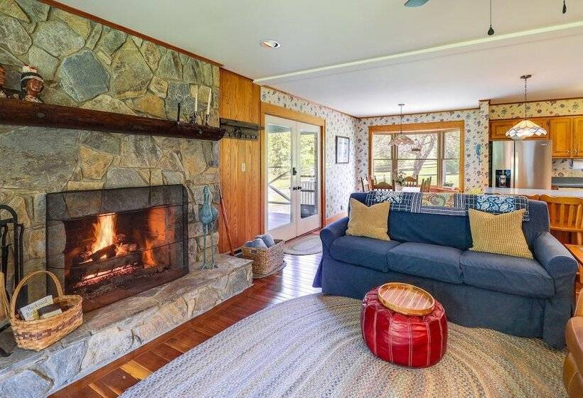 West Jefferson Riverfront Retreat W/ 2 Porches!