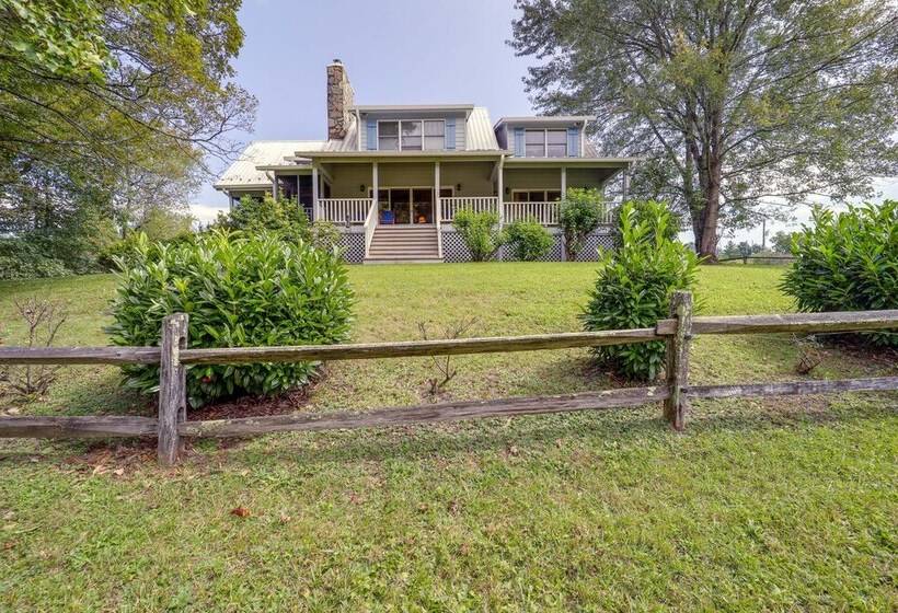 West Jefferson Riverfront Retreat W/ 2 Porches!