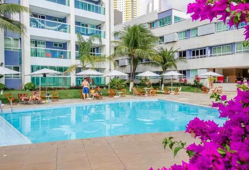 Отель Suíte Pé Na Areia Com Piscina, Wifi E Estacionamento Em Ponta Negra