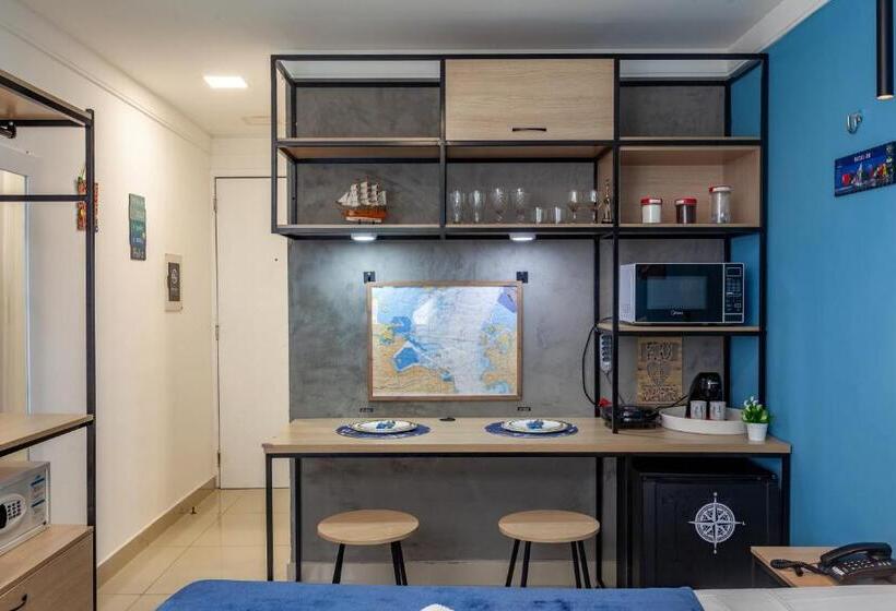 Отель Suíte Pé Na Areia Com Piscina, Wifi E Estacionamento Em Ponta Negra