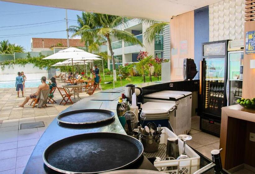 Отель Suíte Pé Na Areia Com Piscina, Wifi E Estacionamento Em Ponta Negra