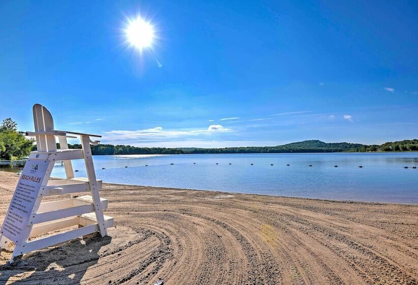 Lake Access & Decks: Pet Friendly Poconos Cabin!