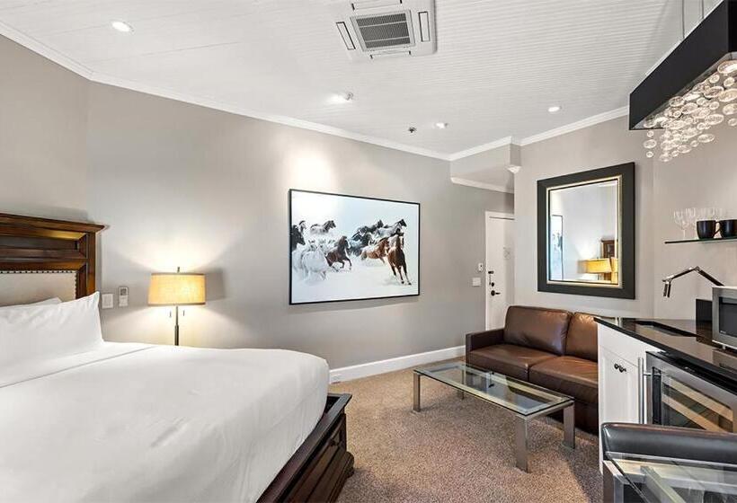 Independence Square 302, Top Floor Stylish Hotel Room With Wet Bar, A/c, In Downtown Aspen