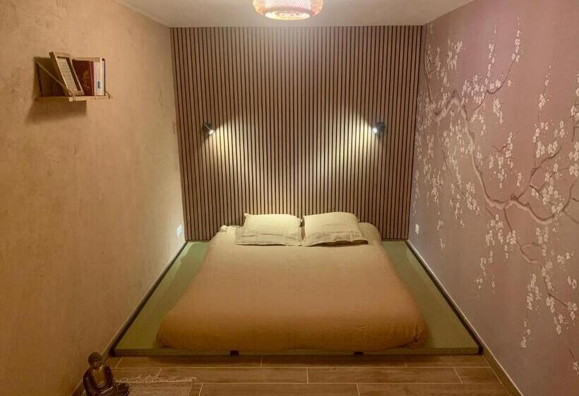 مبيت وإفطار Chambre D’inspiration Japonaise