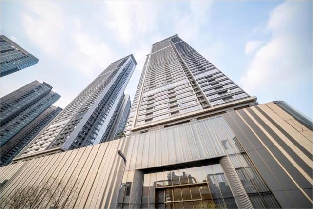 호텔 Raffles Executive Apartment Guangzhou Huijin International Finance Center, Keyun Road Metro Statio