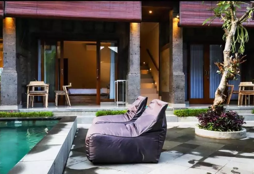 ペンション Harmony House 4, 2 Min Ubud Center Room Near Pool