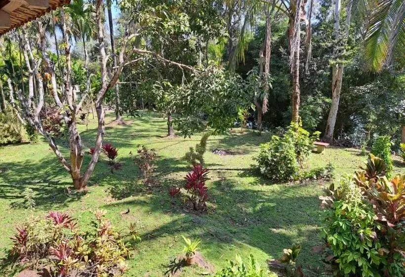 ペンション Riverside Wooden Cottages In Coorg