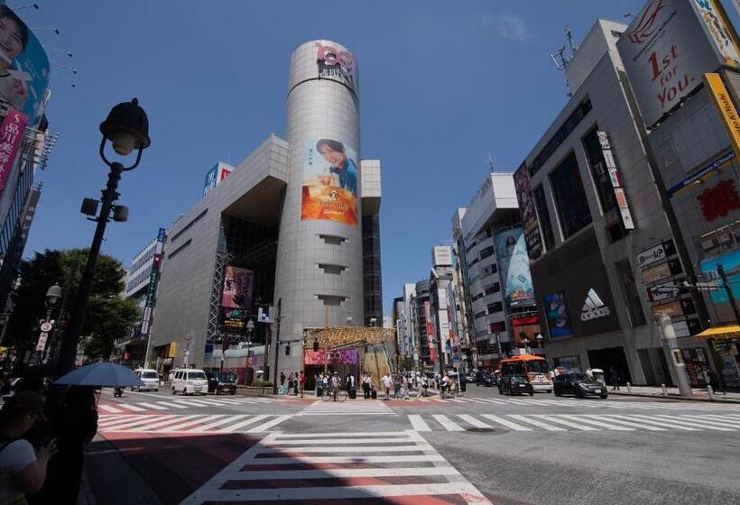 渋谷中心！駅まで4分！ 最大7人可！無料モバイルwifi！おしゃれなオープンバルコニー