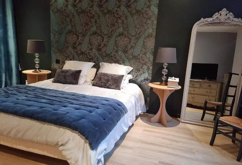 ベッドアンドブレックファースト L Aupinouse Chambre Double Giroflée Avec Salle De Bain Privative