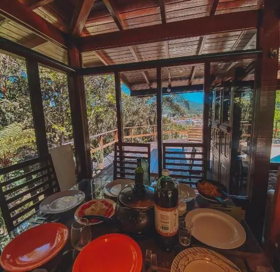 ベッドアンドブレックファースト Casa Na Montanha Experiência Na Natureza