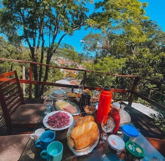 ベッドアンドブレックファースト Casa Na Montanha Experiência Na Natureza