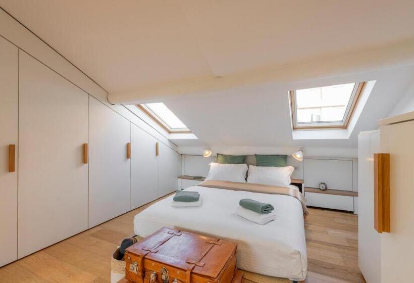 膳宿费 Bright Attic And Studio In The Heart Of Milan