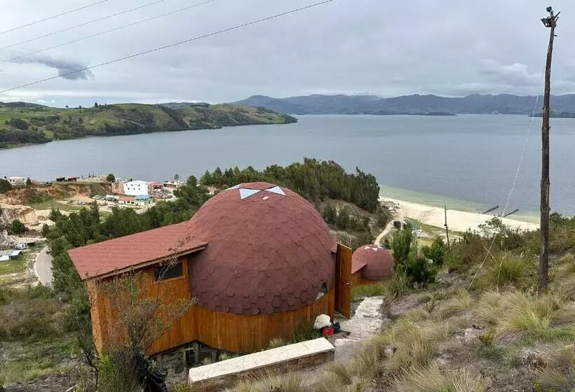 Aamiaismajoitus (B&B) Lago De Tota Playa Blanca Glamping Kairos