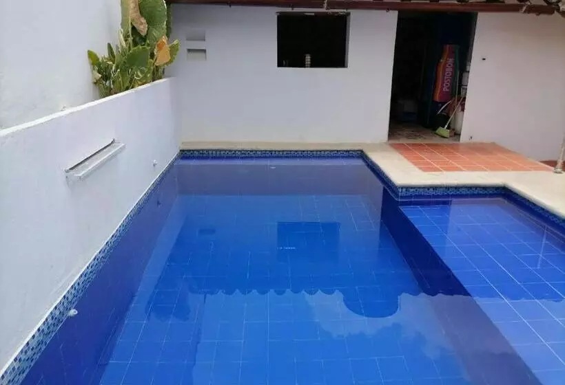ホテル Casa Alemann En Mompox Centro Historico Con Parqueadero Y Piscina
