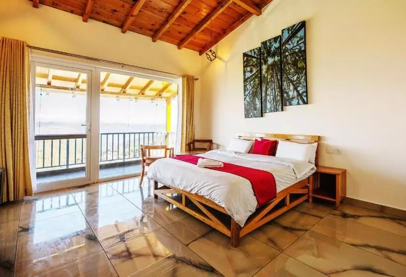 Shree Parijat Resort At Mukteshwar Hill Station With Himalayan View