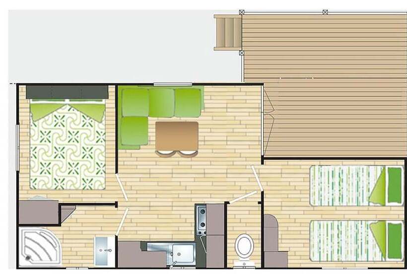 فندق Camping Rives Du Lac De Sainte Croix