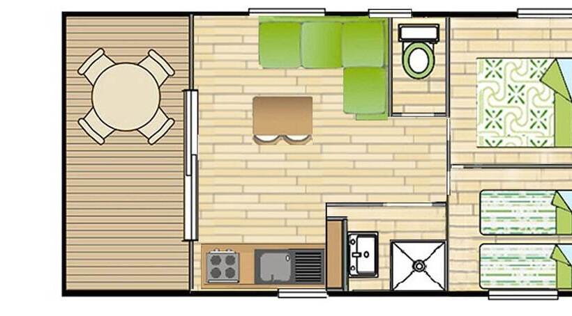 فندق Camping Rives Du Lac De Sainte Croix