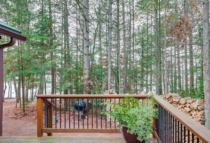 Lakefront Eagle River Cabin W/ Fire Pit & Porch