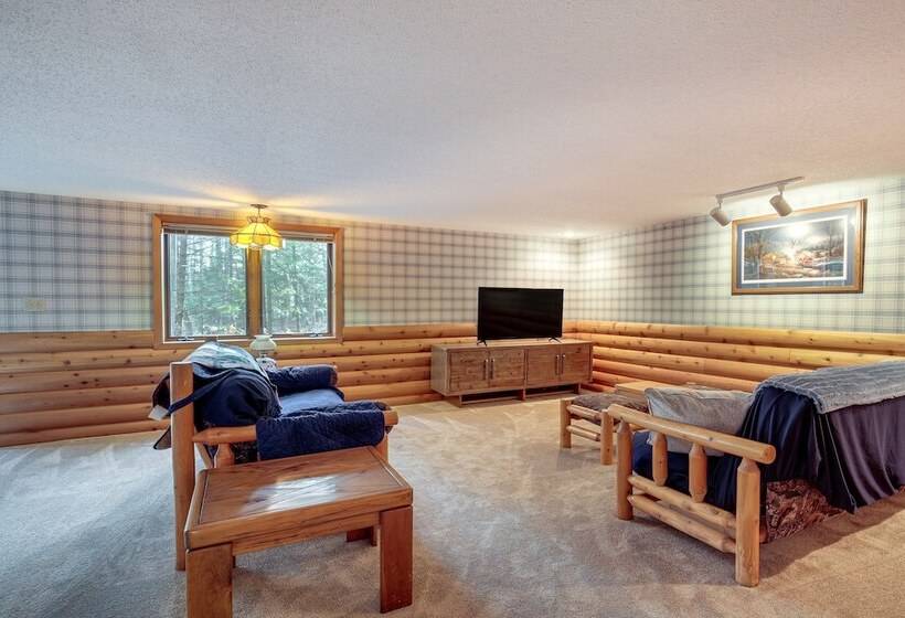 Lakefront Eagle River Cabin W/ Fire Pit & Porch