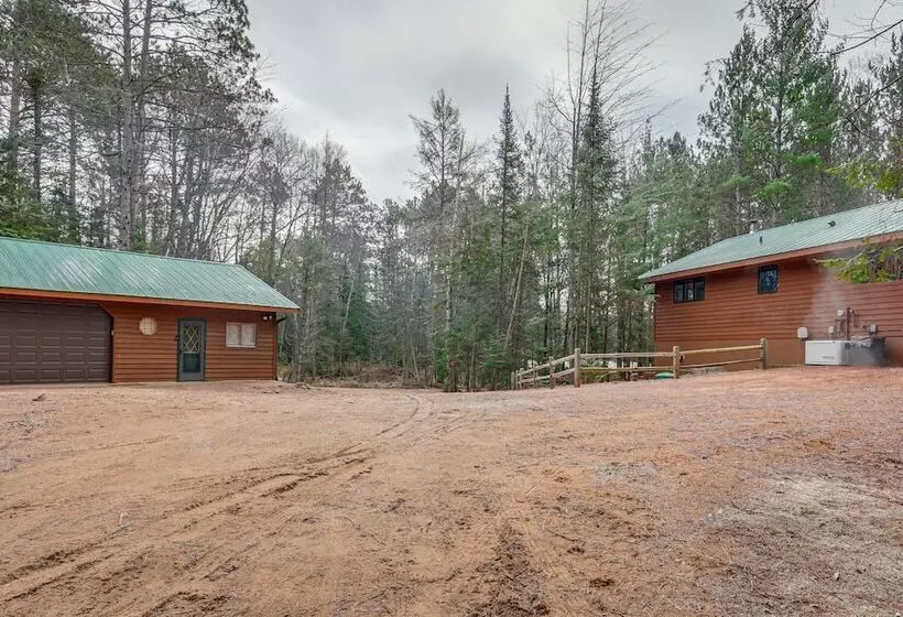 Lakefront Eagle River Cabin W/ Fire Pit & Porch