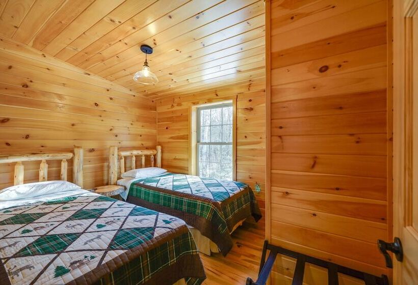 Peaceful Bradford Cabin W/ Pond & Covered Deck!