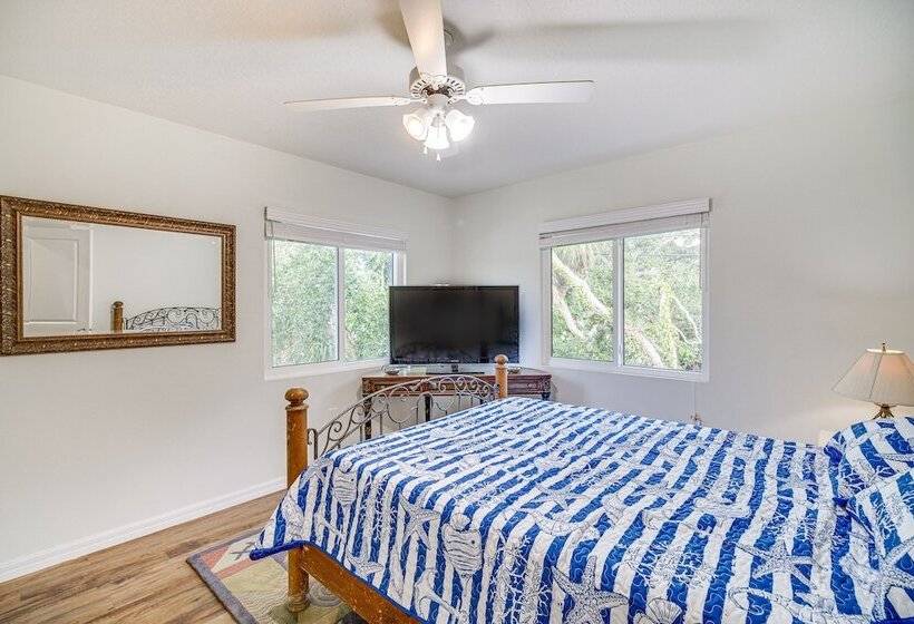 2 Story Cape Canaveral Home: Walk To Public Beach!