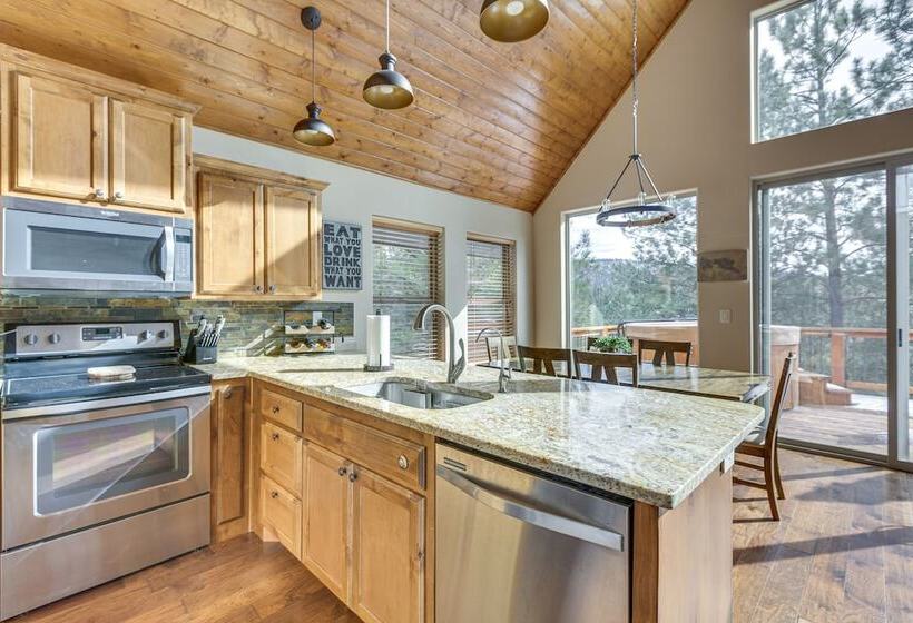 Angel Fire Cabin W/ Deck: 3 Mi To Ski Lifts!