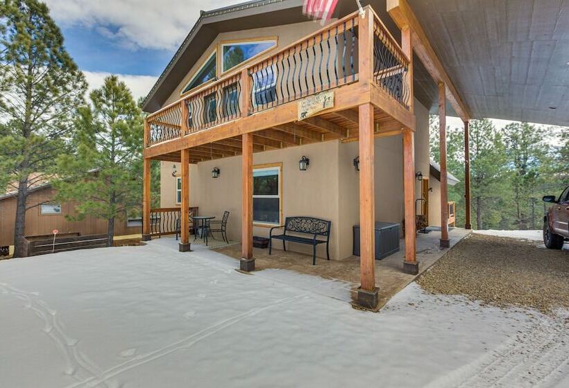 Angel Fire Cabin W/ Deck: 3 Mi To Ski Lifts!