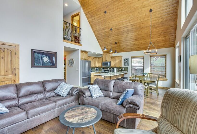 Angel Fire Cabin W/ Deck: 3 Mi To Ski Lifts!