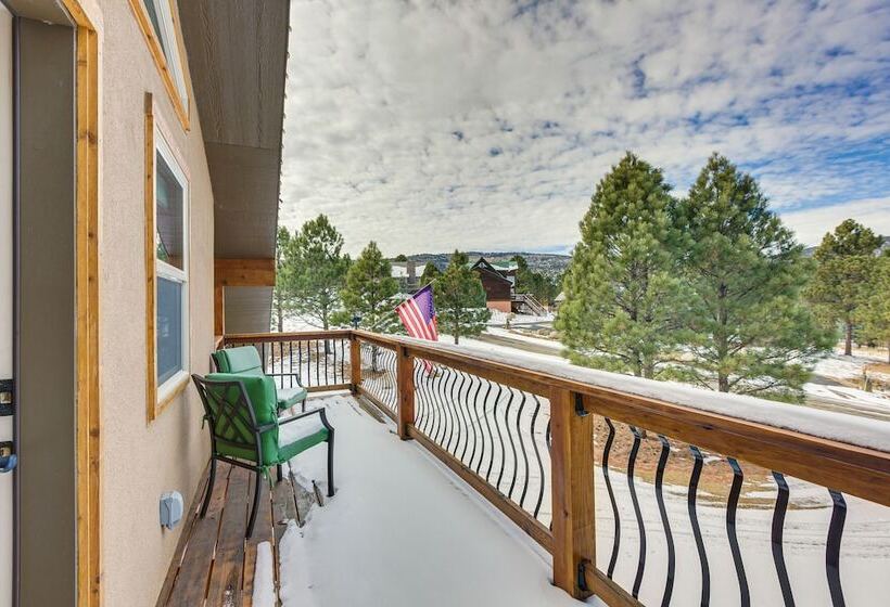 Angel Fire Cabin W/ Deck: 3 Mi To Ski Lifts!
