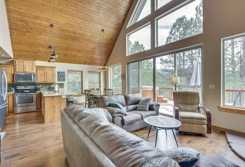 Angel Fire Cabin W/ Deck: 3 Mi To Ski Lifts!