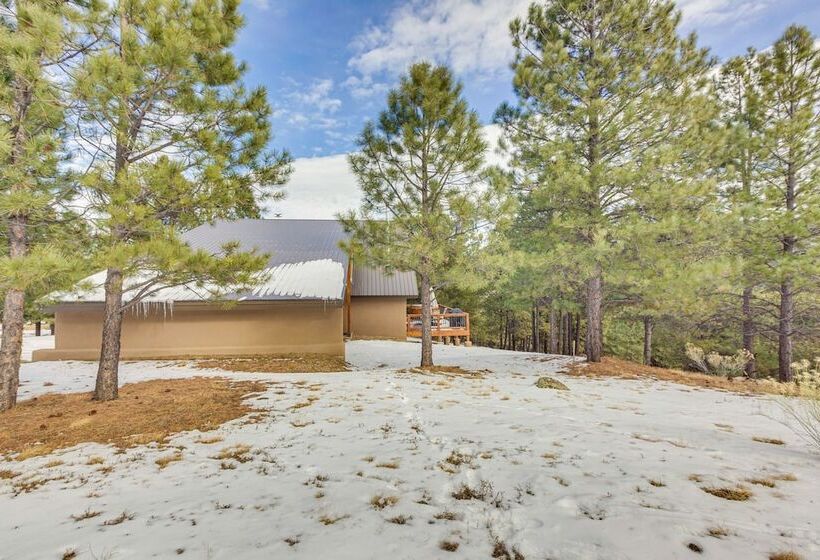 Angel Fire Cabin W/ Deck: 3 Mi To Ski Lifts!