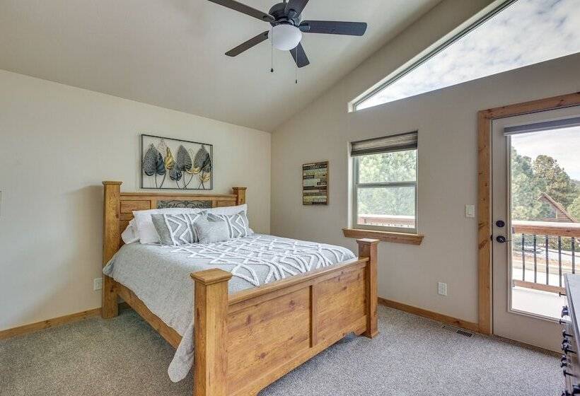 Angel Fire Cabin W/ Deck: 3 Mi To Ski Lifts!